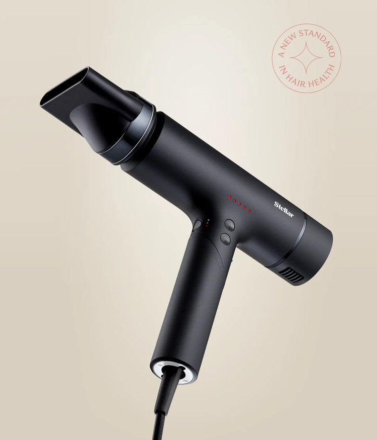 Sèche-cheveux Stellar OmniFlex noir avec buse concentrée