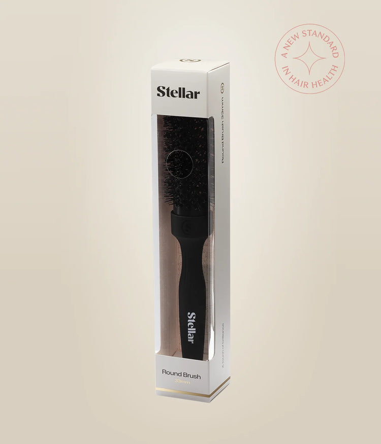 Brosse ronde Stellar HeatSense dans son emballage