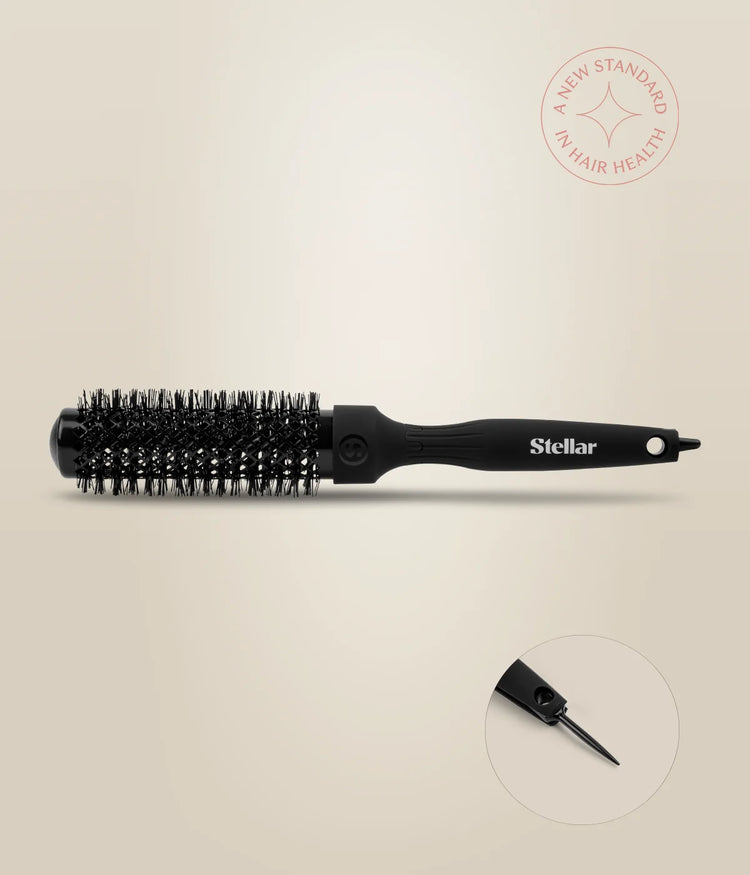 Brosse ronde Stellar HeatSense 33 mm vue de profil