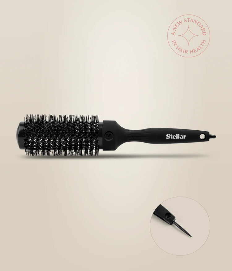 Brosse ronde Stellar HeatSense 43 mm vue de profil
