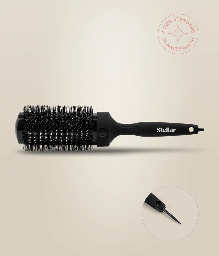 Brosse ronde Stellar HeatSense 53 mm vue de profil
