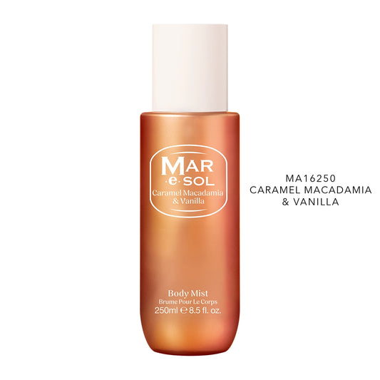 Brume corporelle Caramel Macadamia et Vanille Mar e Sol 250ML