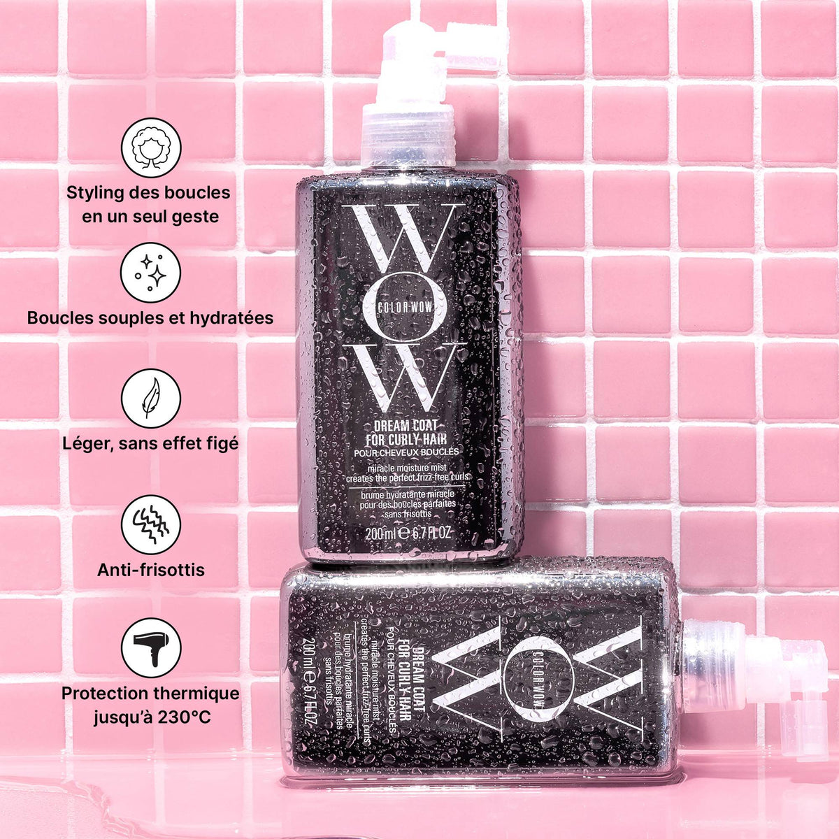 Spray anti-frisottis cheveux bouclés Dream Coat Curly Hair – 200 ml