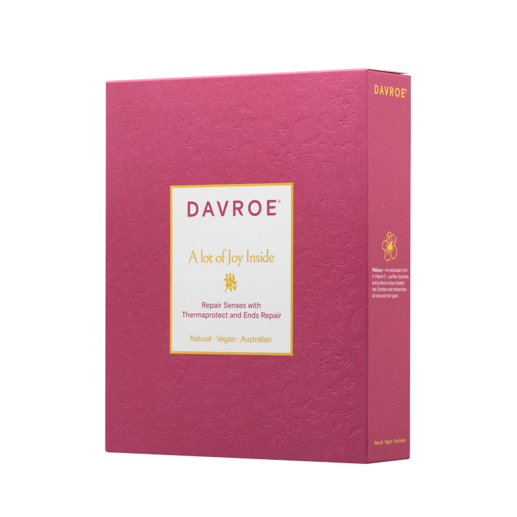 Coffret de Noël Davroe Repair Senses, vue de trois quarts