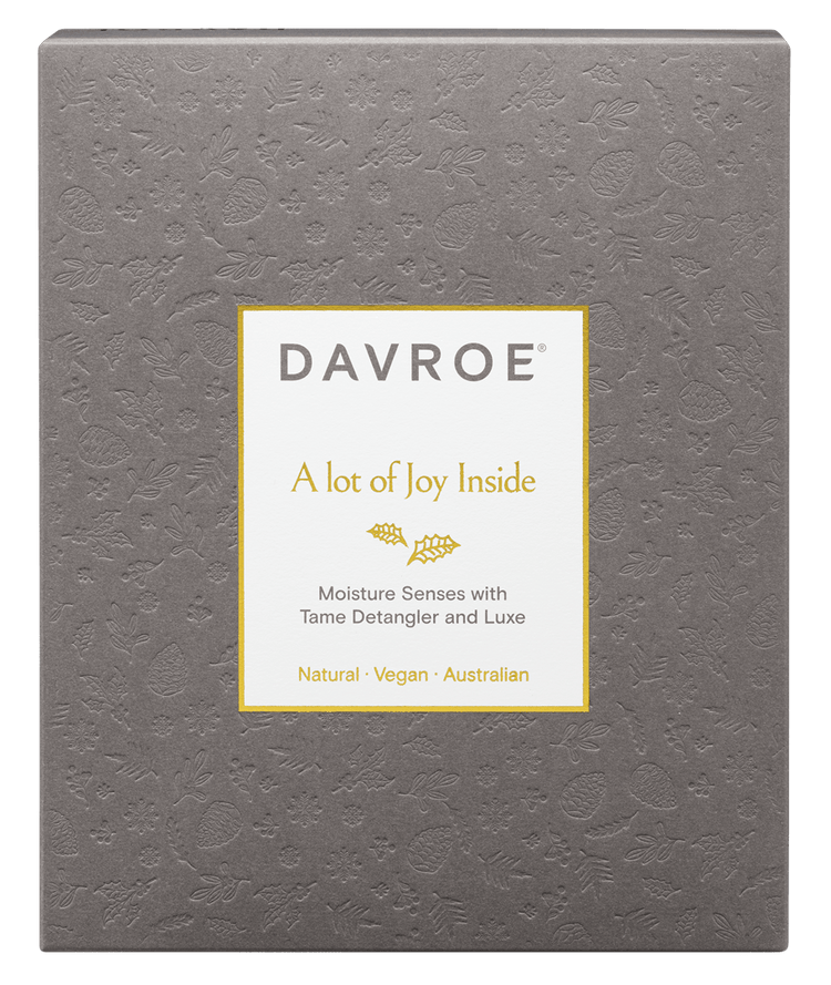 Coffret de Noël Davroe Moisture Senses, vue de face