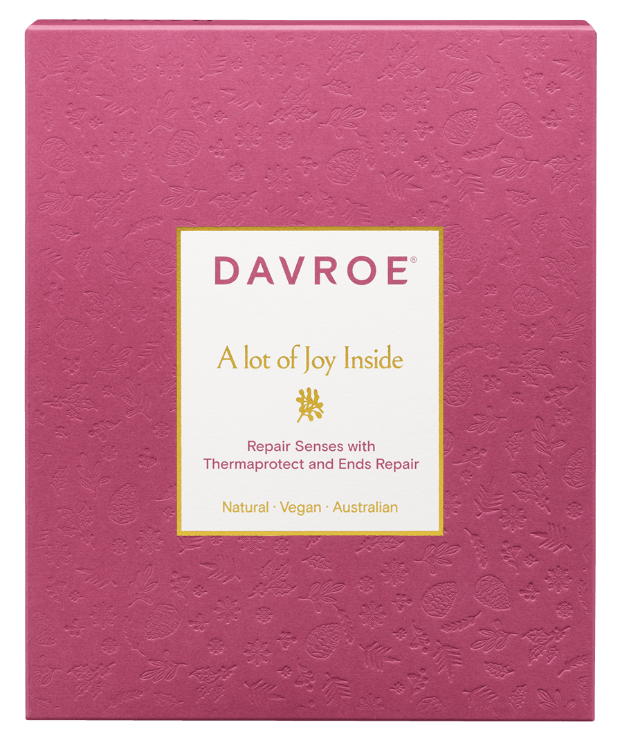 Coffret de Noël Davroe Repair Senses Quad, vue de face