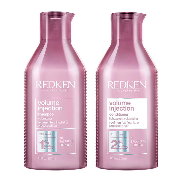 Duo shampooing + après-shampooing Volume Injection – 2 × 300 ml
